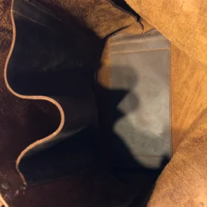 Brown Leather Tote Bag for Women