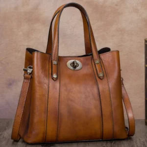 Leather Handbags for Women Crossbody Satchel Vintage Handmade Shoulder Purse Top Handle Totes